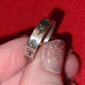 .925 Silver Footprints Ring